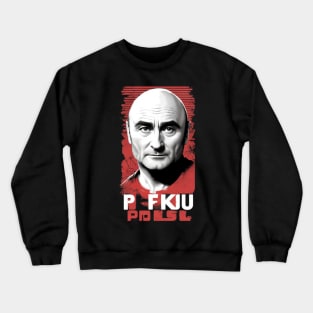 phil collins // vektor art design v6 Crewneck Sweatshirt